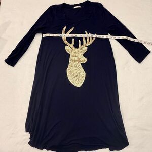 Women's Navy and Blue Dress